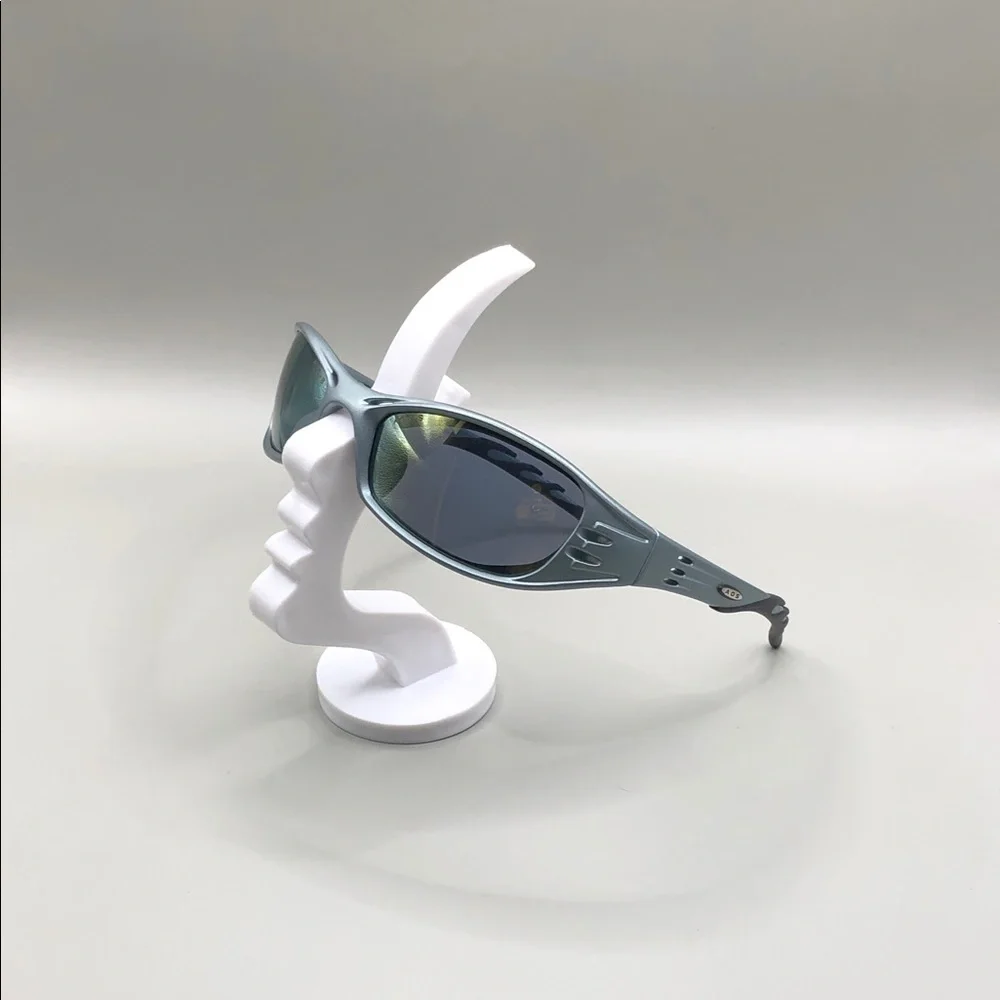 AOS + S Safety Fuel Wrap Vented Mirror Safety Z87 Sunglasses Frost Blue